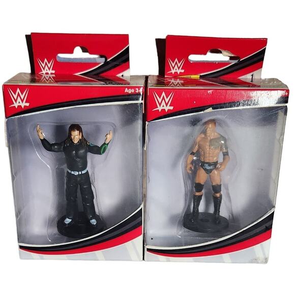 WWE Toppers The Rock, Jeff Hardy New Sealed Set Of 2 - Picture 1 of 7